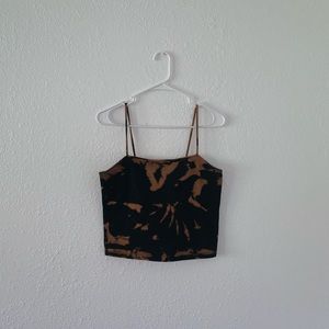 Custom Bleach-Dye Tank Top